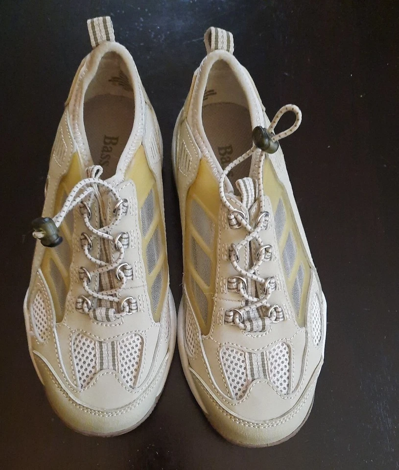 Zapatos de agua Bass Tide H2O 4333-252 para mujer talla 6 M de cuero de caña baja tostado y oliva Foto 1 de 4