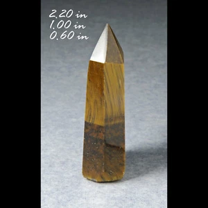 Tallado Ojo de Tigre Masaje Varita Mágica Tallado De Brasil - Picture 1 of 1