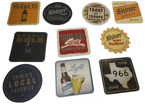 Lot of 18 Various Shiner Bock Drink Coasters Cardboard Beer Man's Cave Decor - Picture 1 of 14