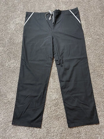 San Antonio Spurs NBA Unisex Black Scrub Pants - Size XL - New With Tag Cover