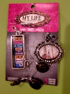 Charms 3er Set Brandneu, Jahr 2015 Mein Leben von Amy Labbe Sammlerstück - Bild 1 von 7