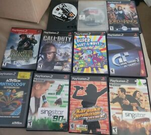 New ListingSony PlayStation 2 Ps2 Game Lot - (10 Games)