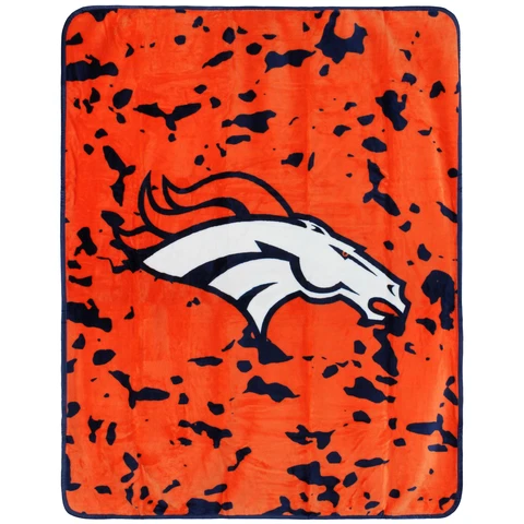 Denver Broncos 50" x 60" Throw Blanket Cover