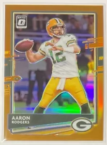 2020 Donruss Optic #38 Aaron Rodgers Orange #/199 - Bild 1 von 2