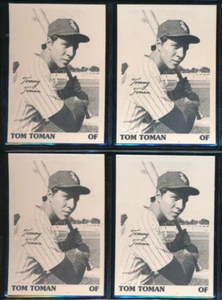 lot (4) 1975 TCMA Appleton Foxes Tom Toman cool cards * super fast - Picture 1 of 4