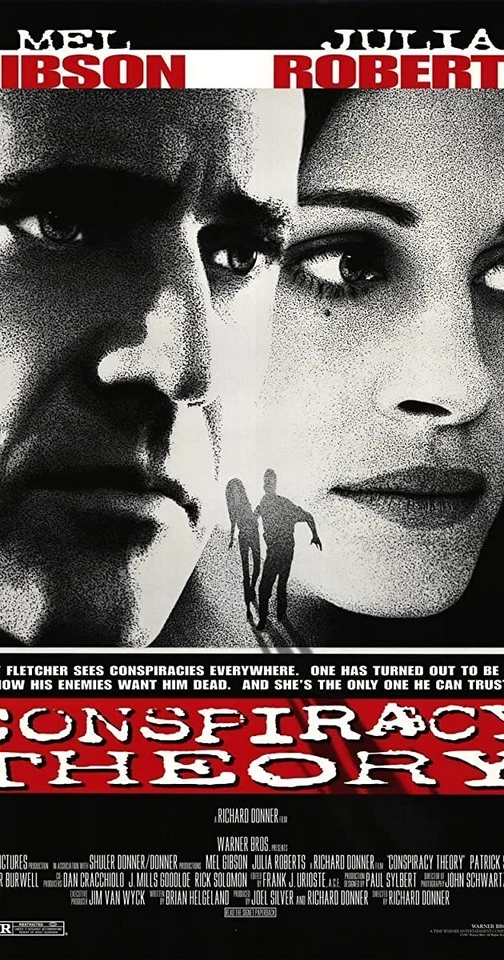 Conspiracy Theory VHS 1997 Mel Gibson Julia Roberts Thriller OOP Foto 1 de 1