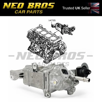 Mercedes Benz X Class X220 D 2.3 EGR Cooler Gas Exhaust Recirculation - NEW - Imagem 1 de 4