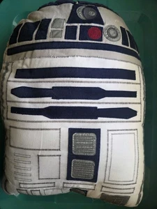 Pottery Barn Kids Star Wars R2-D2 Shaped Pillow Decorative Accent Throw  - Picture 1 of 4