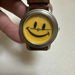 Vintage Joe Boxer Smiley Face Uhr, läuft unregelmäßig, für Reparatur oder Teile - Bild 1 von 9