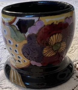 Antique IVORA GOUDA — Art Nouveau EGG CUP Holland Juliana Polychromatic - Picture 1 of 6