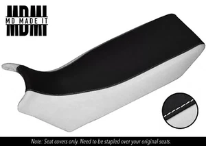 FUNDA ASIENTO VINILO AGARRE PERSONALIZADO YAMAHA XT 600 E 90-95 BLANCO Y NEGRO - Imagen 1 de 6