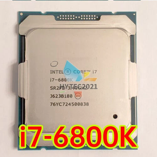Intel i7-6800K SR2PD 3.4GHz 6Cores LGA-2011 15M CPU Processor - Image 1 of 1
