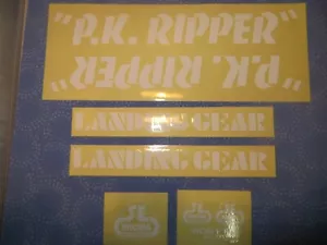 SE Racing P.K. Ripper Aufkleber Pack Set - weiß - Neu - Bild 1 von 7