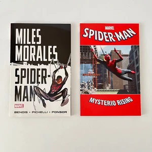 Miles Morales Spider-Man & Spiderman Mysterio Rising Marvel Graphic Novel Book - Picture 1 of 12