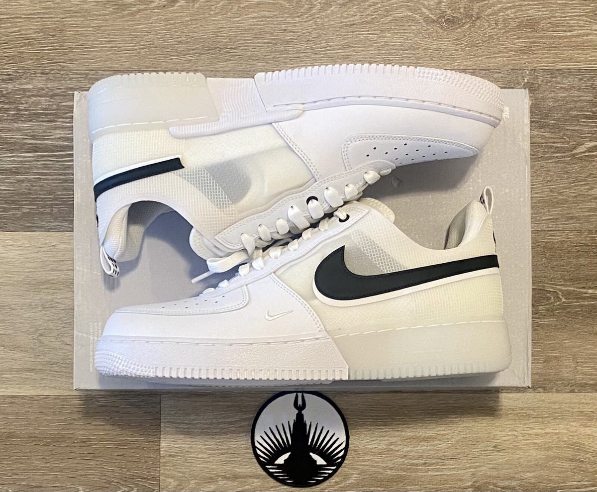 Nike Air Force 1 React White Black for Sale | Authenticity Nike Air Force 1 React White Black for Sale | Authenticity