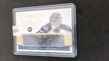 2013-14 PANINI NATIONAL TREASURES SERGEI BOBROVSKY #ed 8/10 ICY INSCRIPTION AUTO