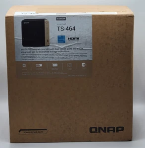 QNAP TS-464-8G-US 4-Bay Diskless Storage System TS-464-8G (AU Region SN) TESTED - Afbeelding 1 van 7