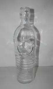 Bormioli Rocco Italien Officina 1825 große Klarglas Trinkflasche 37 Unzen 12" H - Bild 1 von 12
