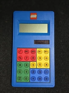 Lego selten Vintage Sammlerstück Solar Taschenrechner Steinfarben, blau  - Bild 1 von 1