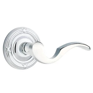 Emtek Cortina Türdrücker Sichtschutz Set Band & Schilfrosette Chrom poliert - Bild 1 von 1