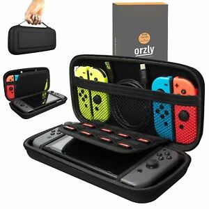 Nintendo Switch Hard Case Protective Cover Carry Bag By Orzly - Black 