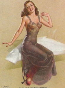 Middletown CT - 1940er Pinup Blatchley & Ballard Blotter - Getreidefutter - Geflügel/Milch - Bild 1 von 3