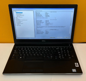 Dell Precision 7530 Intel Core i7-8750H 64 GB RAM 15.6" Laptop Computer Tested!