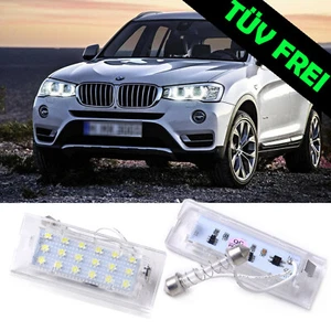 2X LED Kennzeichenbeleuchtung BMW X3 E83 X5 E53 Nummerschild Leuchte Nummerplatt - Bild 1 von 4