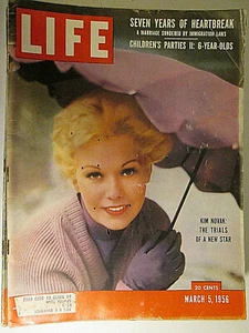 LIFE Magazine March 5 1956 Kim Novak Childrens Parties - Picture 1 of 2