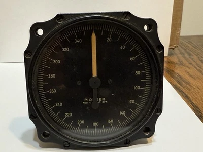 Indicador de Manómetro Autosyn Aviación Aviación Piolneer Bendix De Colección Foto 1 de 4