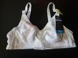 Bali Cool Comfort Classic wireless bra White  38B New with Tags - Picture 1 of 4