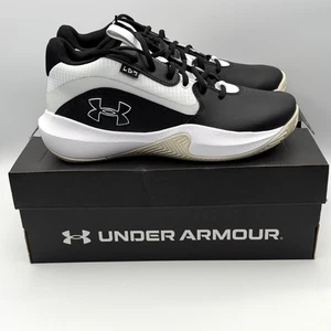 Zapatos Under Armour Lockdown 7 para hombre talla 8 negro blanco 3028512 002 - Imagen 1 de 10