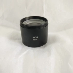 0.3X Stereo Microscope Auxiliary Barlow Objective Lens 48mm Mounting Thread - Imagen 1 de 6