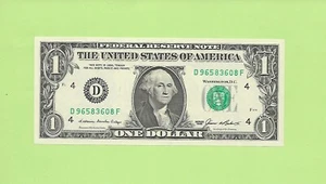 N1S .. 1985 ..UNCIRC $1  D 9658 3608 F .... 1985  $1  D-F    HIGHER NUMBER - Picture 1 of 2