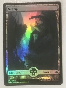 *foil SWAMP #273 Zendikar Rising MTG Magic NM - Picture 1 of 1