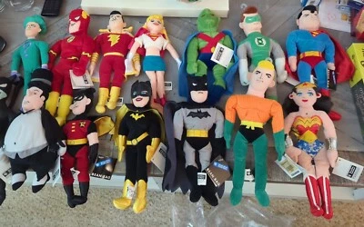 Warner Bros Studio Store DC 1999 bolsa de frijoles lote de 14 10"" nueva Foto 1 de 4