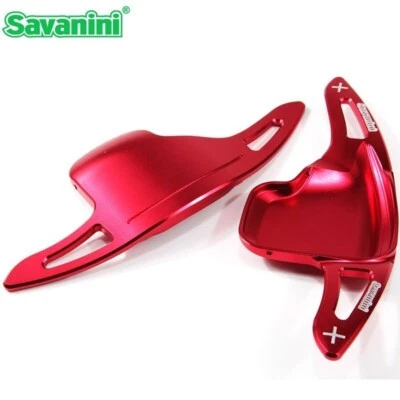 Savanini Paddle Shift RED For BMW Series 1 2 3 4 5 6 F30 F10 X1 X4 X5 X6 2013 UP Foto 1 de 4