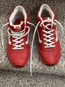 Vintage Vans Red leather ‘66 Size 8 Women’s 45394-73 Free Shipping USA - Picture 1 of 8