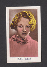 Sally Eilers Rare 1929 - 1930 Movie Film Star Spanish Chocolate Card BHOF