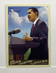 2009 Upper Deck Goodwin Champions Base #44 Barack Obama Presidente A1 - Foto 1 di 1