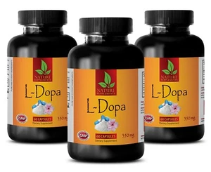 Brain Health - DOPA 99% Extract Powder 350mg - Memory Improvement - 3 Bottles - Picture 1 of 12