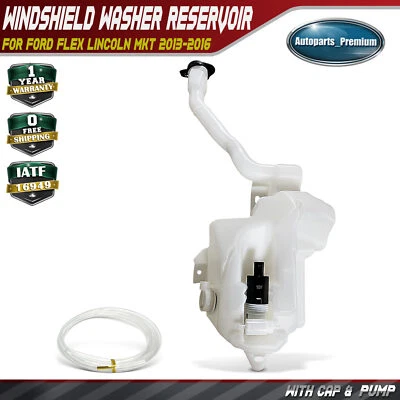 Depósito de lavadora de parabrisas con tapa y bomba para Ford Flex Lincoln MKT 2013-2016 Foto 1 de 4