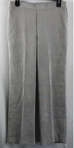 NWT Alfred Dunner Pants Slacks 10P Gray Soft Corduroy Classic Fit Flat Front 30W - Picture 1 of 5