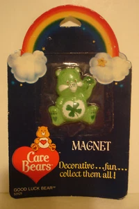 Vintage 1984 Care Bears Good Luck Bear Magnet von American Greetings VERSIEGELT - Bild 1 von 11