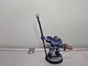 Warhammer 40K Space Marines Standard Bearer Assembled & Painted Metal - Picture 1 of 2