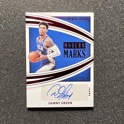 2021 - 22 Immaculate Danny Green #MM-DGP Modern Marks RC 签名 07/25 - NBA 76ers — 第 1/4 张图片