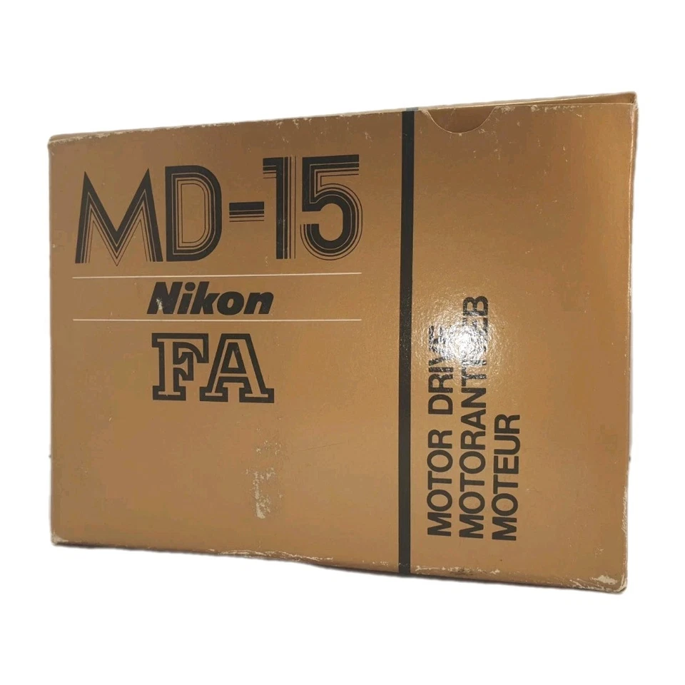Empuñadura enrolladora Nikon MD-15 Motor Drive para FA SLR No. 631355 Japón  Foto 1 de 4