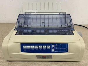 Oki Microline 420 Dot Matrix 9-Pin Printer (alarm light on) - Picture 1 of 10