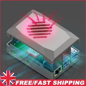Protective Case Box with PWM Cooling Fan Protective Case Case for Raspberry Pi 5 - Afbeelding 1 van 10