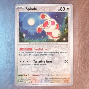 Tarjeta 151/182 Pokémon S&V Paradox Rift Reverse HOLO Spinda 2023 - Imagen 1 de 2
